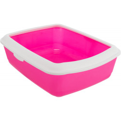 animallparadise Litter box Classic, pink/white for cats. Litter boxes