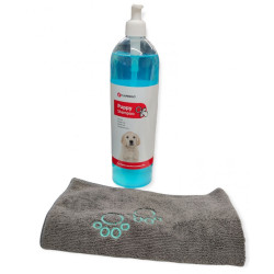 animallparadise Szampon dla szczeniąt 1L z ręcznikiem z mikrofibry. Shampoing