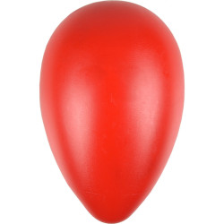 animallparadise Ovo de plástico vermelho S ø 8 cm x 12,5 cm de altura Brinquedo de cão Bolas de Cão