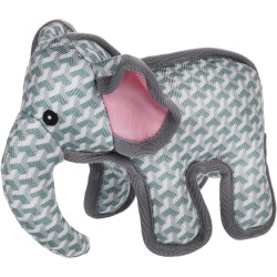 animallparadise Strong Stuff grey elephant toy 24 cm. for dog. Chew toys for dogs