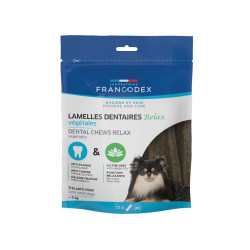 animallparadise 15 Vegetarische Relax-Zahnstreifen für Welpen und kleine Hunde unter 5 kg, 114 g Beutel Leckerli Hund