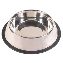 animallparadise Taça de cão em aço inoxidável ø 23cm 0,90 litros, antideslizante. Tigela, tigela