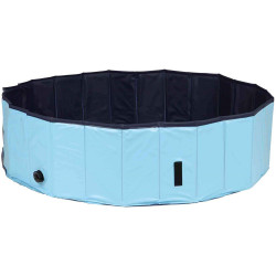 animallparadise Swimmingpool für Hunde, Maße: ø 80 × 20 cm Farbe: hellblau-blau Swimmingpool für Hunde