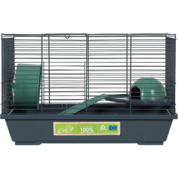 animallparadise Hamsterkäfig 50, 50 x 28 x Höhe 32 cm, grün für Hamster Käfig