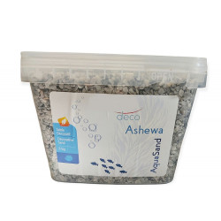 animallparadise Ashewa aquaSand ghiaia decorativa 2-3 mm grigio 5 kg per acquari Terreni, substrati
