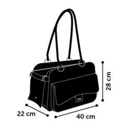 sacs de transport Sac de transport GIGI 40 x 22 x 28 cm pour petit chien max 5 kg