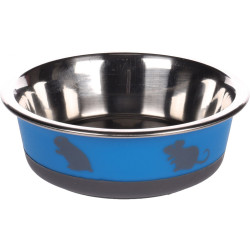Flamingo Nelly bowl. maat ø14 cm, 400 ml. kleur blauw. voor knaagdieren. Kommen, dispensers