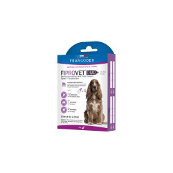 Francodex 4 fiprovet duo anti vlooien pipetten voor kleine honden 10 tot 20 kg Pipetten voor bestrijdingsmiddelen