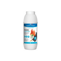 Francodex Insektenschutzpulver, 640 g Pulverflasche, für Geflügel. Behandlung