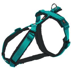 Trixie trekking harness for dogs size S belly size 36-44 cm color : green/black dog harness