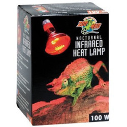 Matériel chauffant 100 W Zoo med lampe spot infrarouge reptile
