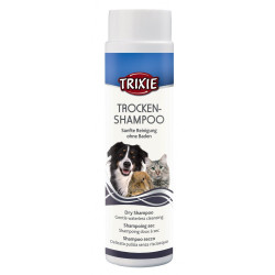 Trixie Shampoing sec poudre 100g pour chien , chat , etc Shampoing