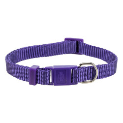 Trixie Collier Premium pour chat couleur Violet Halsband, riem, harnas