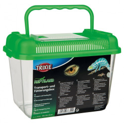Trixie Transport- und Zuchtbox 19 x 14 x 12 cm. für Reptilien. zufällige Farbe. Transport