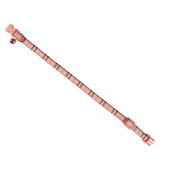 Vadigran Coleira do gato ECOSSAIS rosa 20-30cm x 10mm Colar