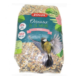 zolux Mezcla de semillas ricas en mijo 2,5 kg . para pájaros Alimentos para semillas
