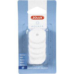 zolux 5 spare pellets for Igloo Air Diffuser for aquarium. air stone