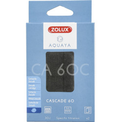 zolux Filter voor hoekpomp 60, CA 60 C filter zeocarb patroon x 2. voor aquarium. Filtermedia, toebehoren