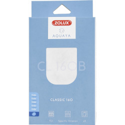 zolux Filtro de perlón CL 160 B x 4 . para la clásica bomba de acuario 160. Medios filtrantes, accesorios
