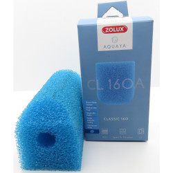zolux Blauer Schaumstoff medium CL 160 A. für Pumpe classic 160. für Aquarien. Filtermassen, Zubehör