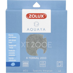 zolux Filter voor x-ternal 200 pomp, filter XT 200 E anti-nitraatschuim x2. voor aquarium. Filtermedia, toebehoren