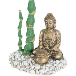 zolux Difusor de Buda de bambú . 13 x 9 x 12 cm. decoración para acuarios Decoración y otros