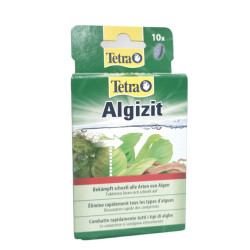 Tests, traitement de l'eau Anti algues Algizit 10 comprimés pour aquarium
