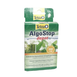 Tests, traitement de l'eau Algostop depot anti algues 12 comprimés pour aquarium