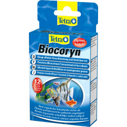 Tests, traitement de l'eau Biocoryn élimine les polluants organiques 12 comprimés pour aquarium