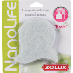 zolux Esponja de limpeza Basic. para aquários. cor branca. Manutenção de aquários, limpeza