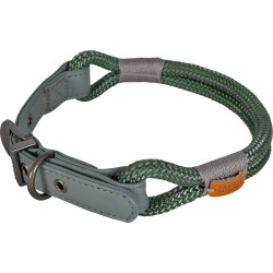 zolux IMAO Hyde Park Halsband. 6 mm x 40 cm. khaki . für Hund. Nylon-Halsband