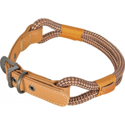 zolux IMAO Hyde park collar. 11 mm x 60 cm. chocolate. for dog. Nylon collar