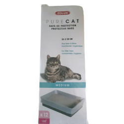 zolux Sacchetto di protezione per la lettiera del gatto 50 x 38 cm Sacchetti per rifiuti