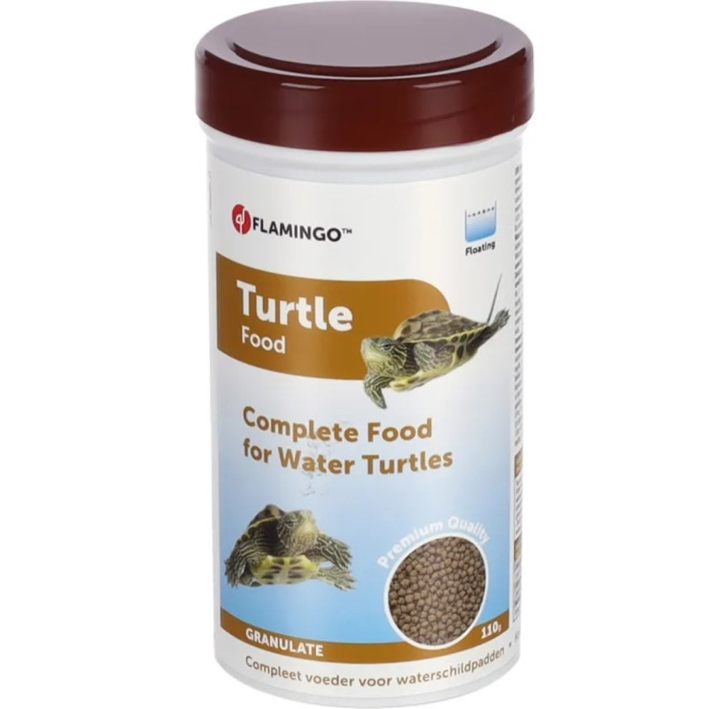 Nourriture Aliment complet pour tortues d'eau, granulé 250 ml 110 g