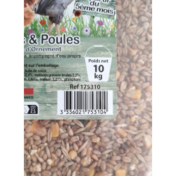 zolux Alimento composto para galinha e galinha misturar 10 kg no quintal Alimentação