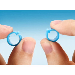 animallparadise 18 plastic ringen ø 8mm voor duivenidentificatie. Accessoire