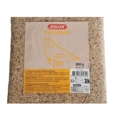 zolux Saco de 800 g de semente de pássaro exótico para aves Semente alimentar