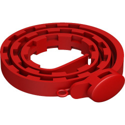 Francodex Collar antiparasitario Icaridine 75 cm rojo para perros de más de 25 kg collar de control de plagas