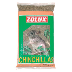 zolux 2 kg samengestelde korrels voor chinchilla's Chinchilla voedsel