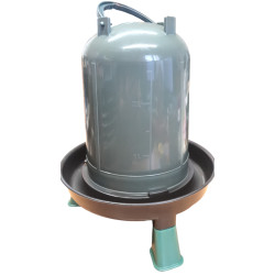 Gasco Bak van gerecycled plastic van 3 liter op poten voor achtertuin Waterpoel