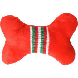 Flamingo 6 juguetes en un calcetín para Navidad, juguete para perros Peluche para perros