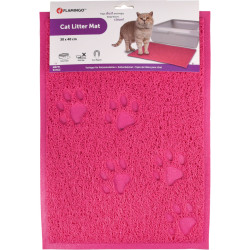 Flamingo Esteira cor-de-rosa 30 x 40 cm para caixa de areia para gatos Esteiras de ninhada
