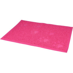FLAMINGO Alfombra rosa de 40 x 60 cm para la caja de arena del gato Alfombras de basura