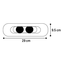 Jeux Tube Cylindre avec balles ø 9.5 cm x 29 cm jouet pour chat