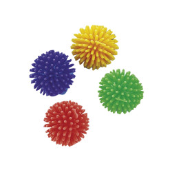 Vadigran set mit 4 Spielbällen für Katzen - Igelball 3 cm Spiele