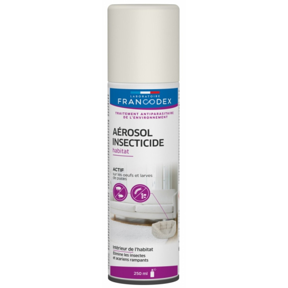 Francodex Aerozol owadobójczy do domu 250 ml zwalczanie szkodników Diffuseur antiparasitaire