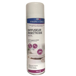Francodex Insecticida spray caseiro 500 ml (130m²) controlo de pragas ambientais Difusor de controlo de pragas para o lar