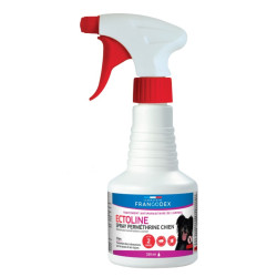 Francodex Ectoline Permethrin Spray 250 ml antiparasitário para cães Spray de controlo de pragas