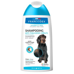 Francodex Szampon przeciw przykrym zapachom dla psów 250 ml Shampoing