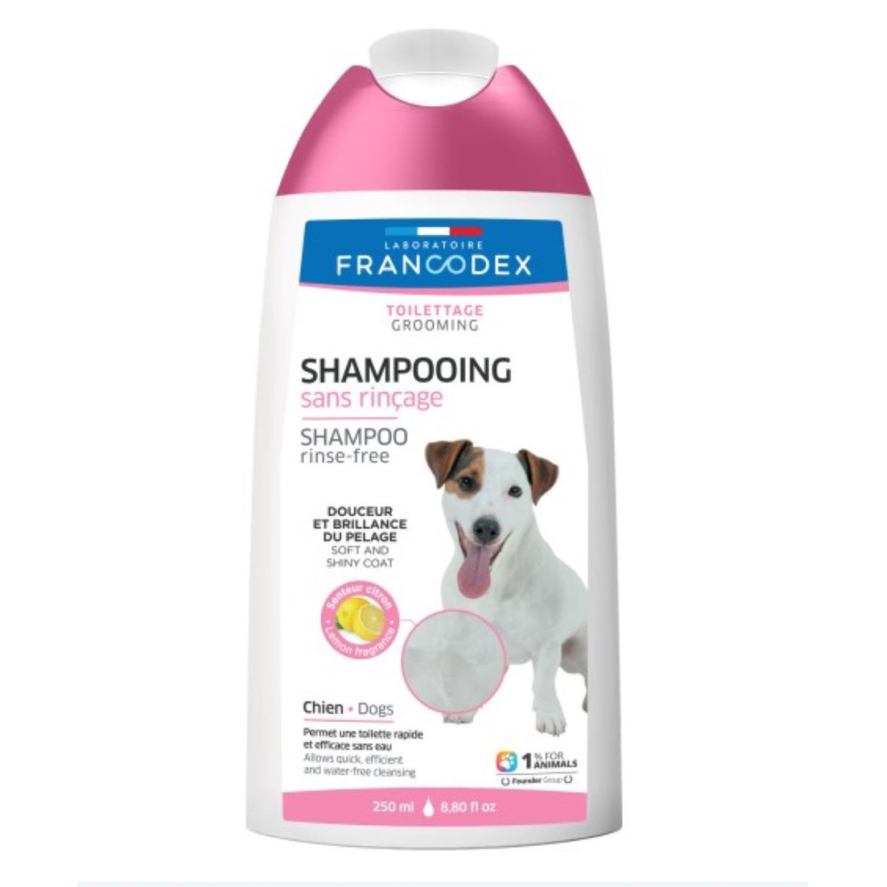 Francodex Szampon No-Rinse 250ml dla psów Shampoing